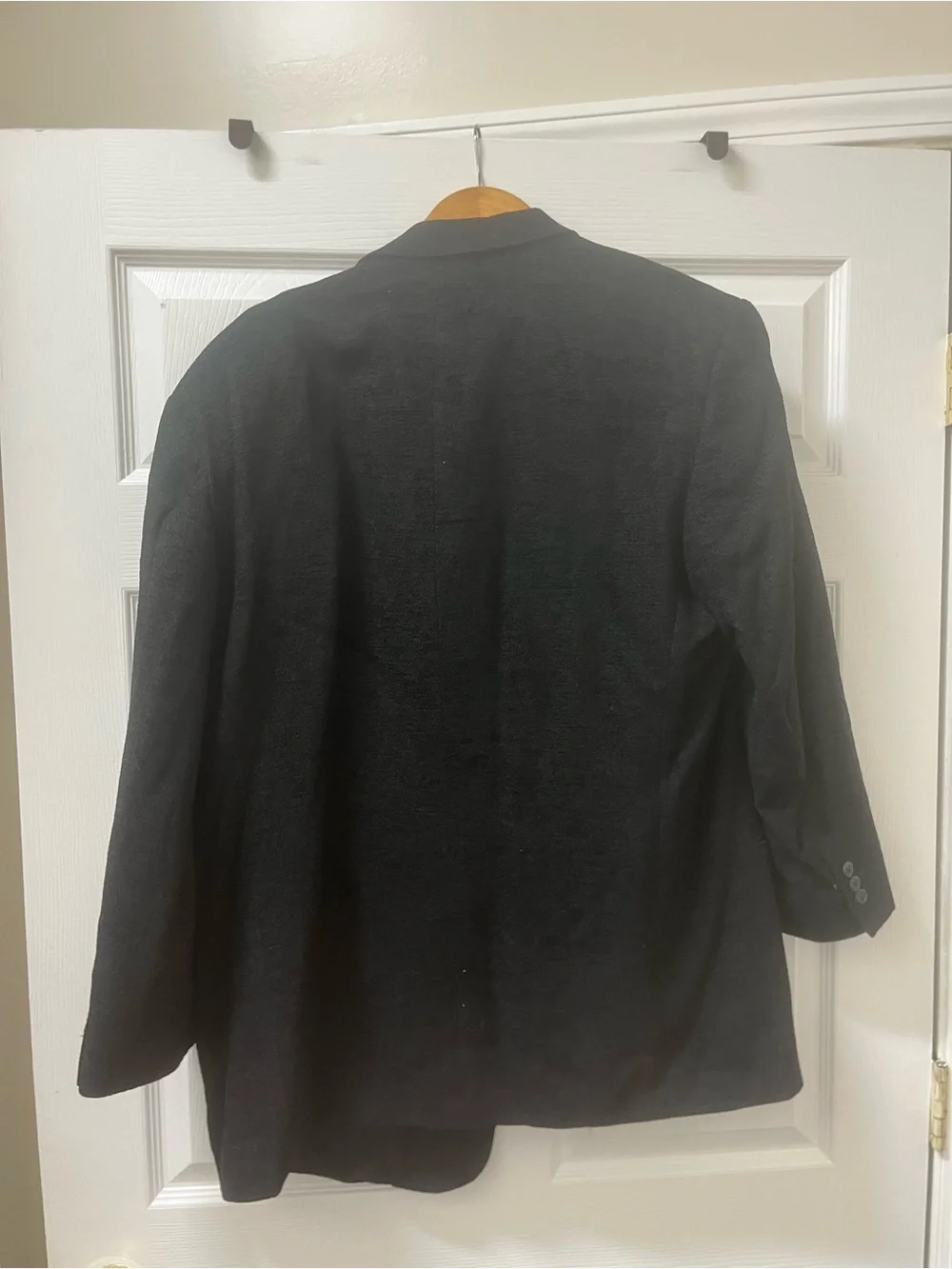 Jhane Barnes Black Trench Coat